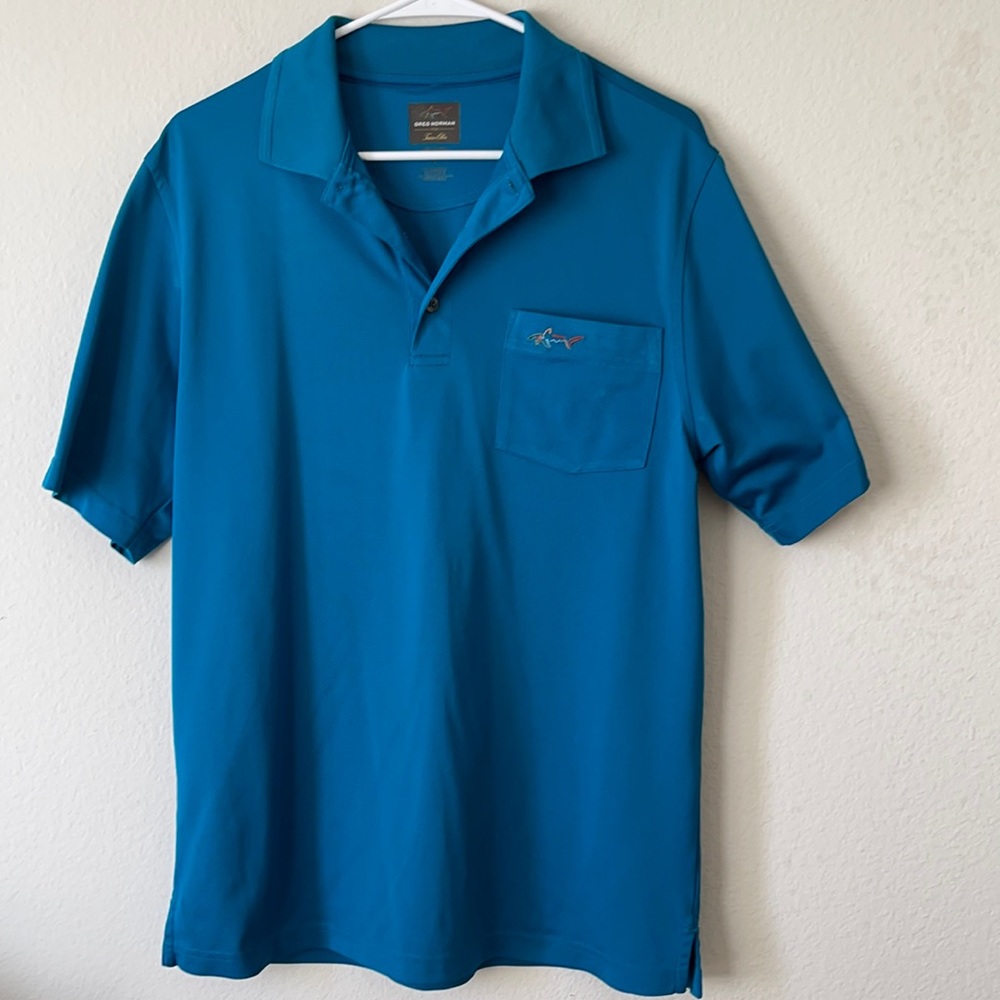GREG NORMAN. Size S . Color green